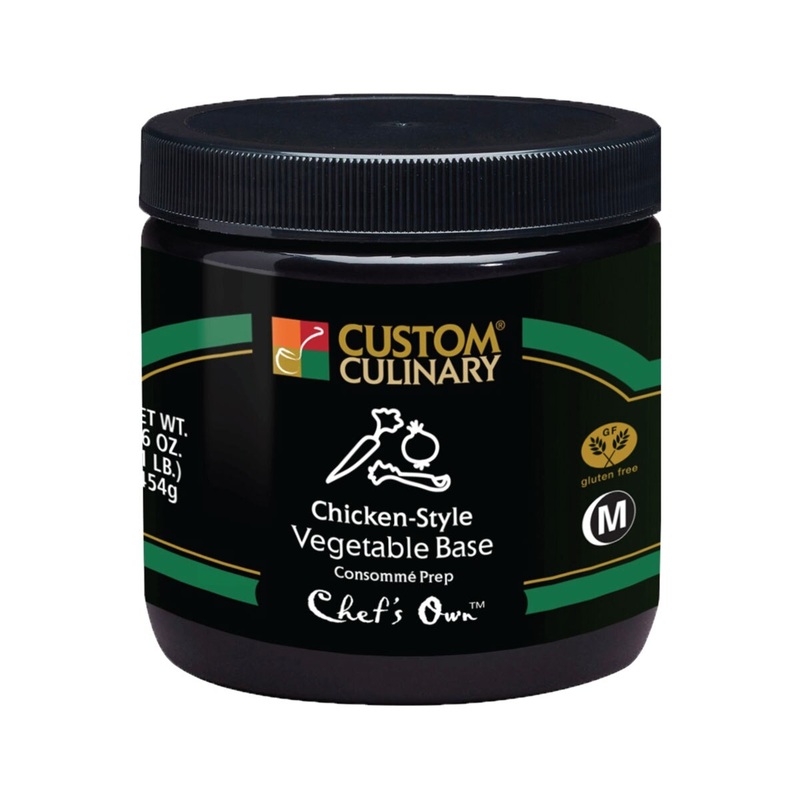 Custom Vegetarian Base Light NO MSG - 1 lb. Jar