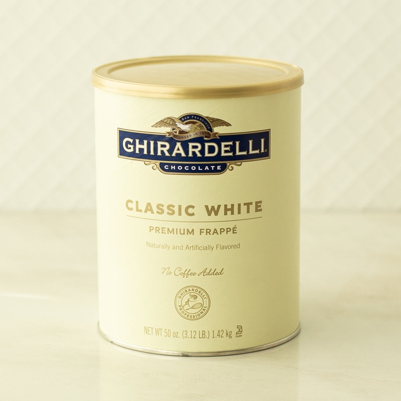 Ghirardelli Classic White Frapp - 50 oz. can