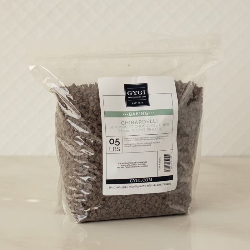 Ghirardelli Semi-Sweet Mini Chip 4000ct - 5 lb Bag