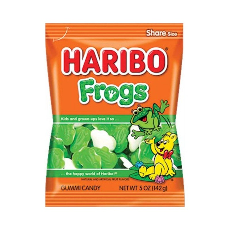 Haribo Frogs Gummi Candy - 5 Oz