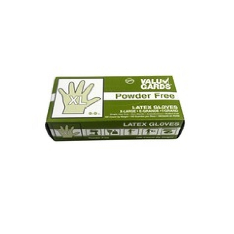 X-Large Powder Free Latex Gloves - Box of 100
