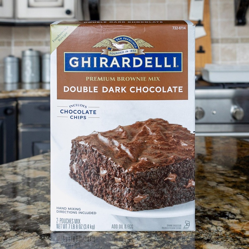 Ghirardelli Double Dark Brownie Mix - 7 Lb Box