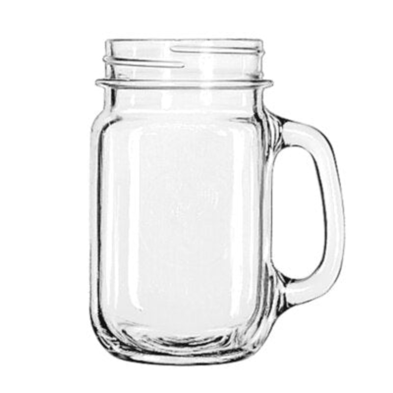 Libbey 16 oz. Glass Drinking Jar - 97084