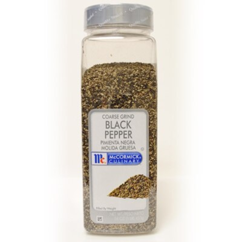 McCormick Black Pepper, Ground Coarse Spice - 1 lb.