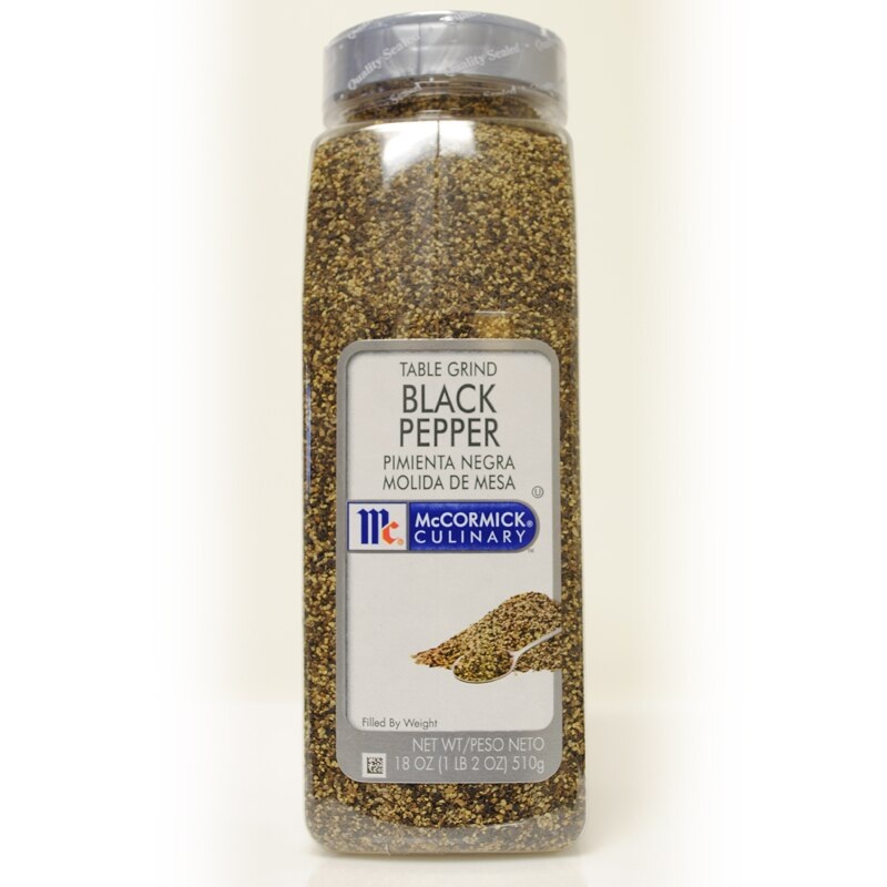 McCormick Black Pepper Shaker, Ground - 16 oz.