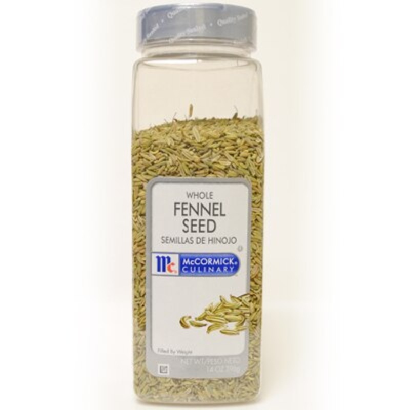 McCormick Fennel Seed, Whole Spice - 14 oz.