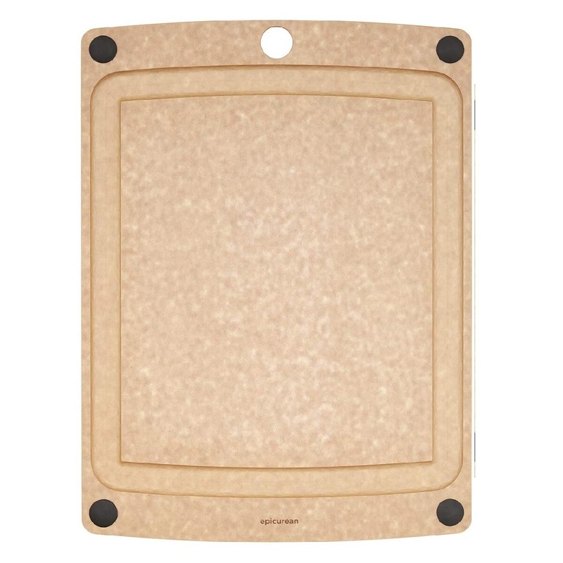 11.5" x 9" All-in-One Cutting Board with Non-Slip Feet and Juice Groove