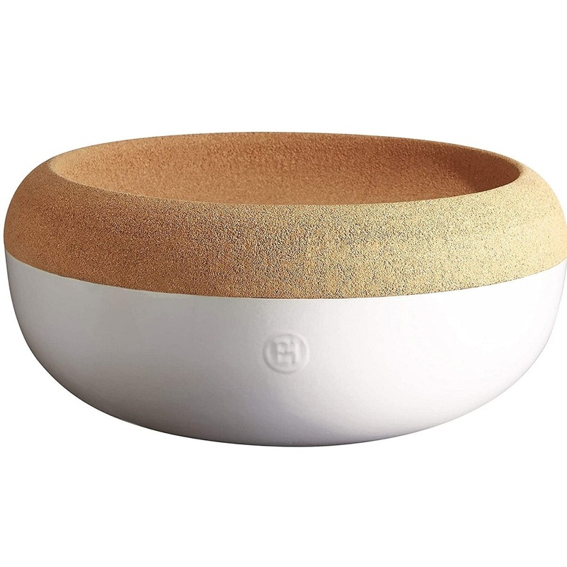 14" Creme Large Storage Bowl