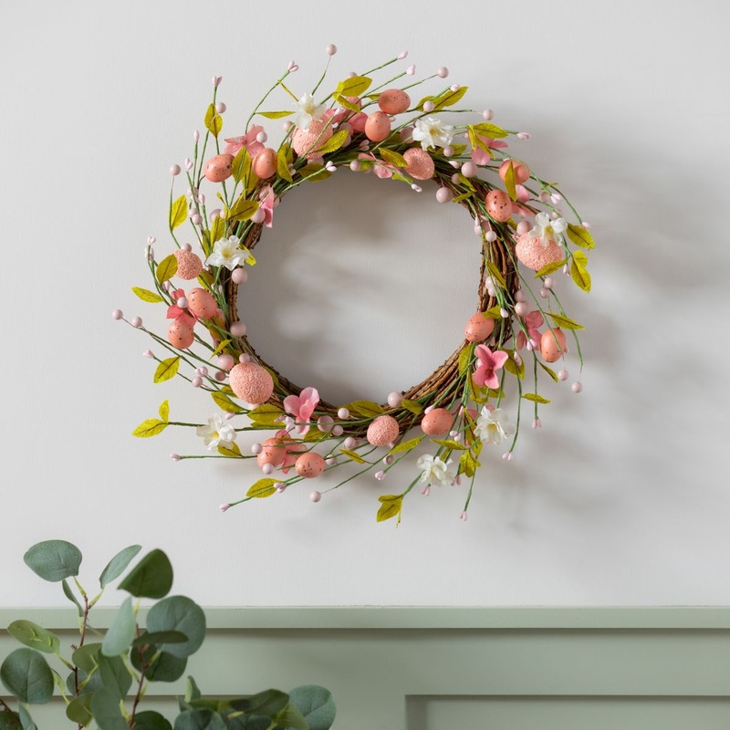 16" Easter Egg Wreath