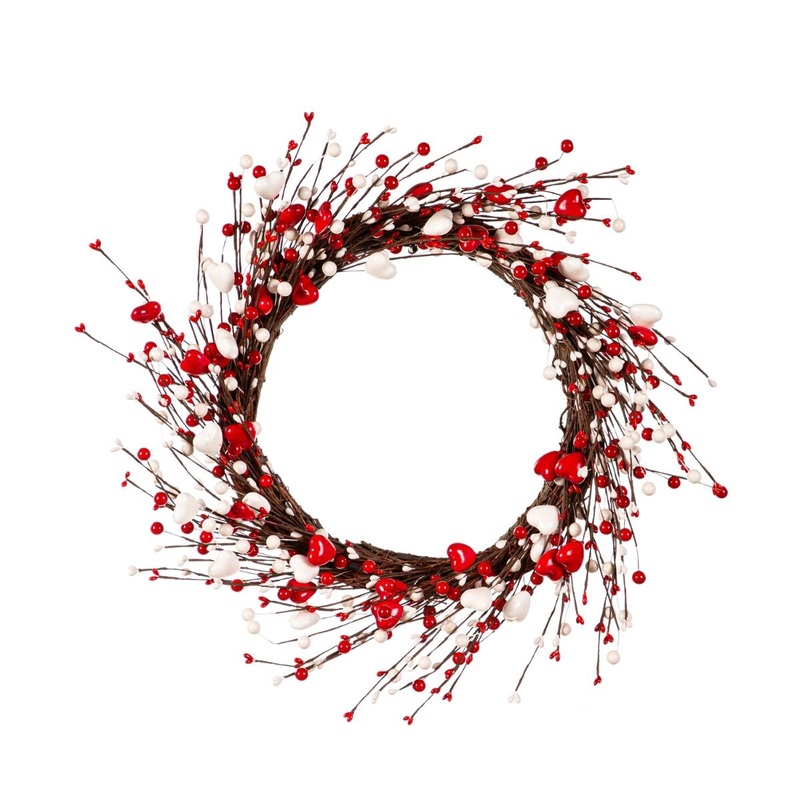 20" Valentine Heart Wreath