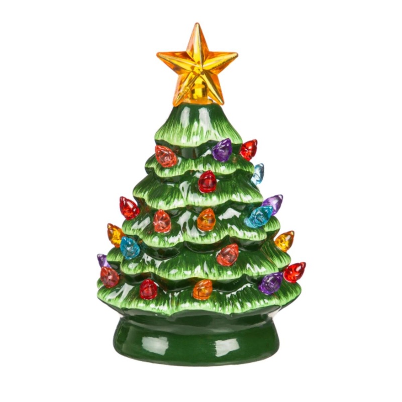 5" Ceramic Mini Tree Color Changing