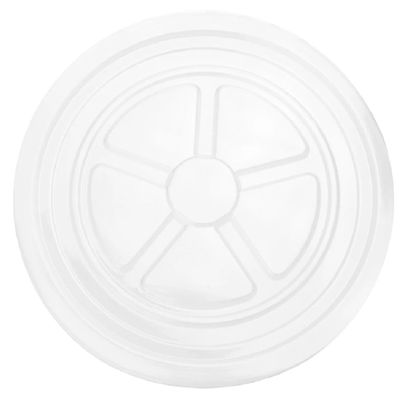 12 Oz. Ice Cream Cup Flat Lid - Pack Of 50