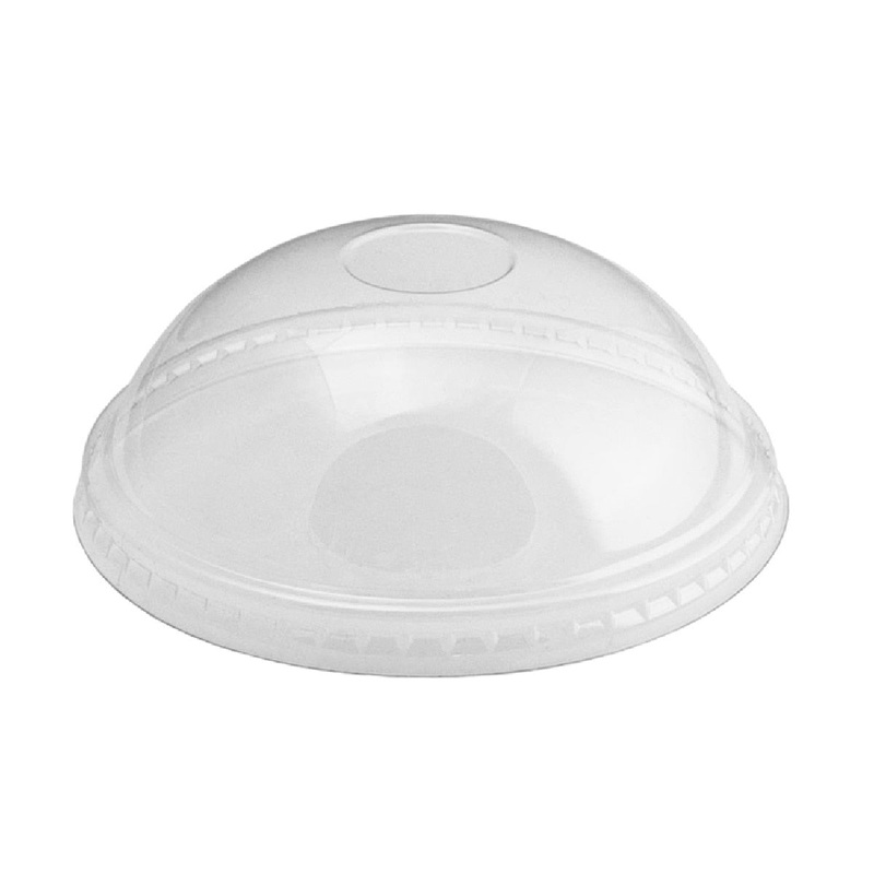 4 Oz. Ice Cream Cup Dome Lid - Pack of 50