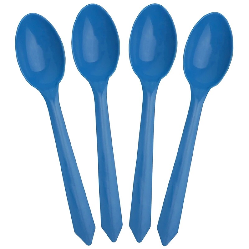 Dessert Spoons - Blue