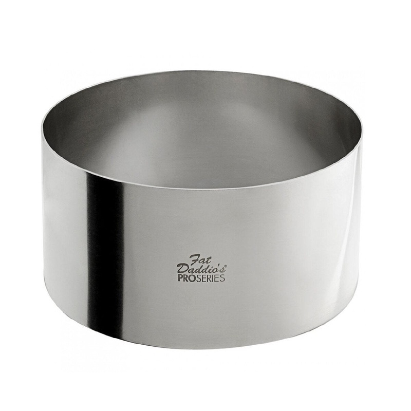 Fat Daddios Stainless Steel Cake Ring - 6" x 3"