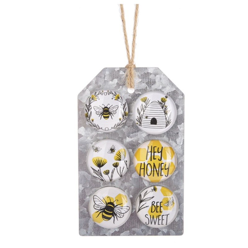 6-pc Bee & Floral Magnet