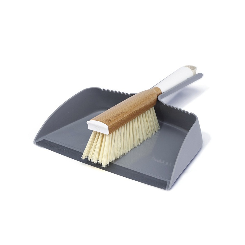 Brush and Dustpan Set - Gray