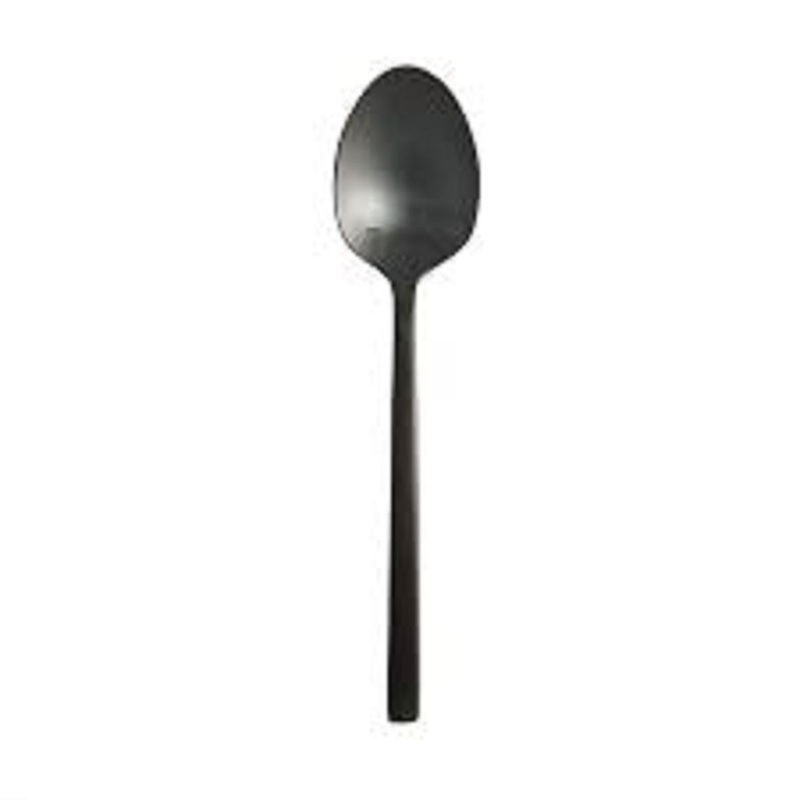 Flatware Arezzo Brushed Black Dessert Spoon