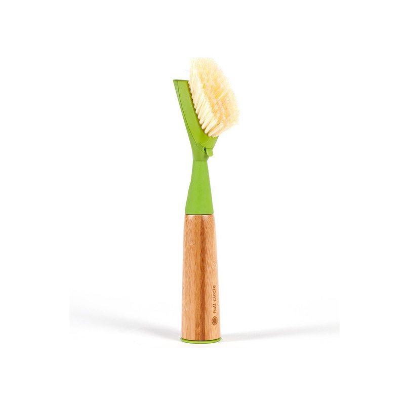 Soap-Dispersing Dish Brush - Green