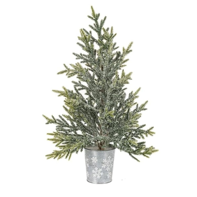10.5" Snowy Pine Tree