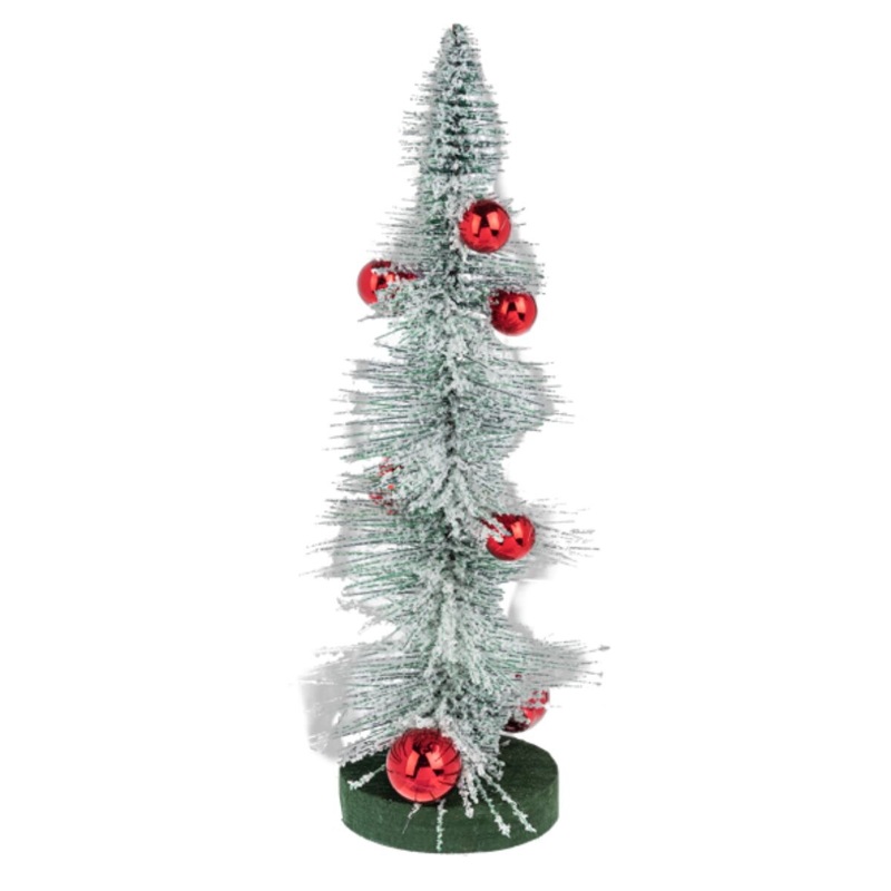 Green Tree w/Red Balls - Large