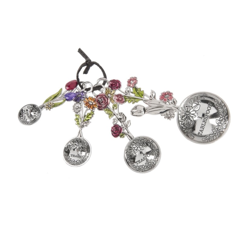 Measuring Spoons - Flower Bouquet