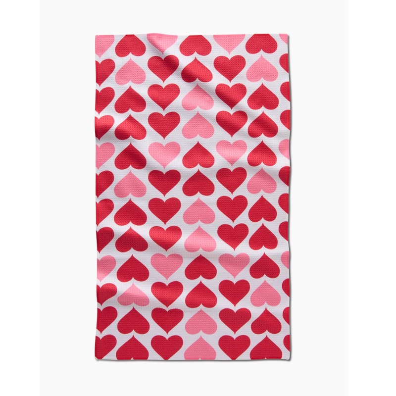 Blushing Hearts Dish Towel Set of 3