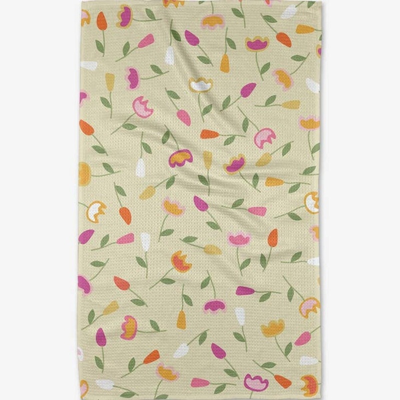 Bright Buds Tea Towel