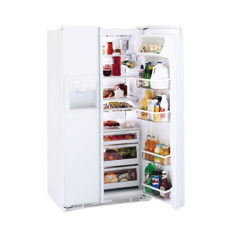 GE TPX24BPBWW Side x Side Refrigerator