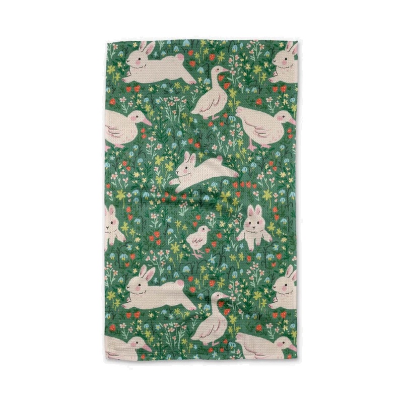 Easter Meadow Tea Towel