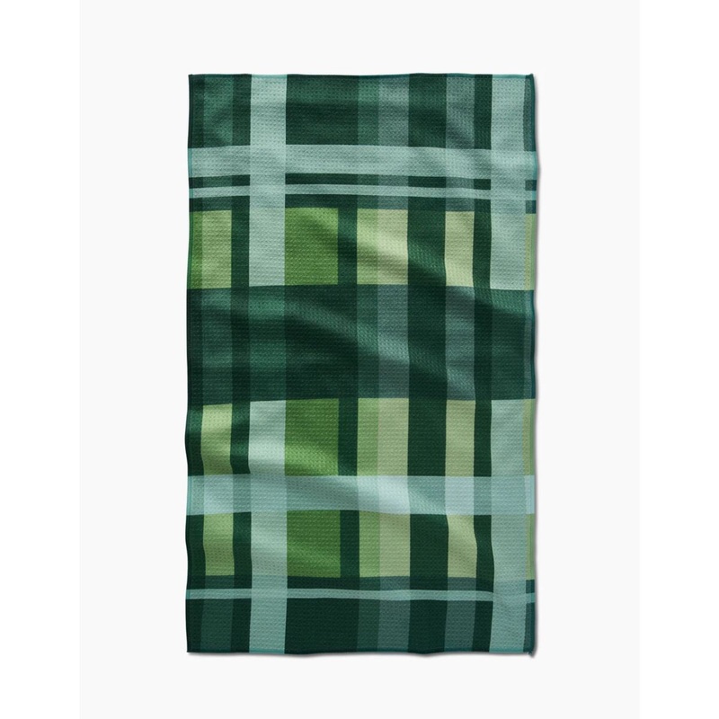 Shamrock Plaid Tea  Towel