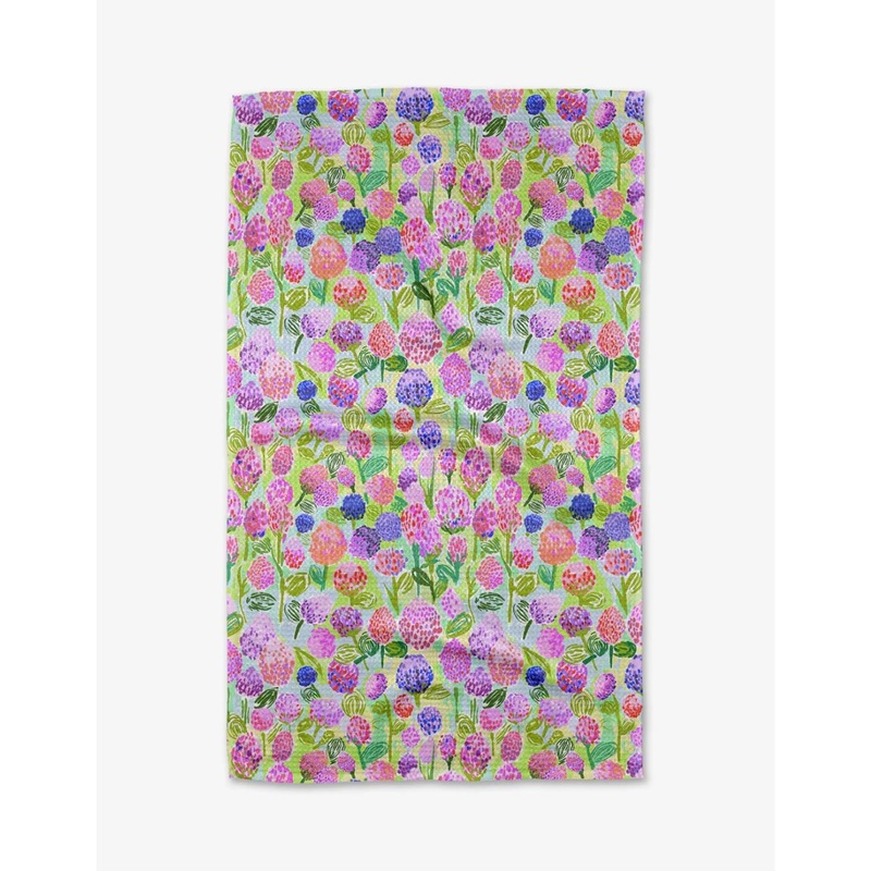Spring Clovers Tea Towel