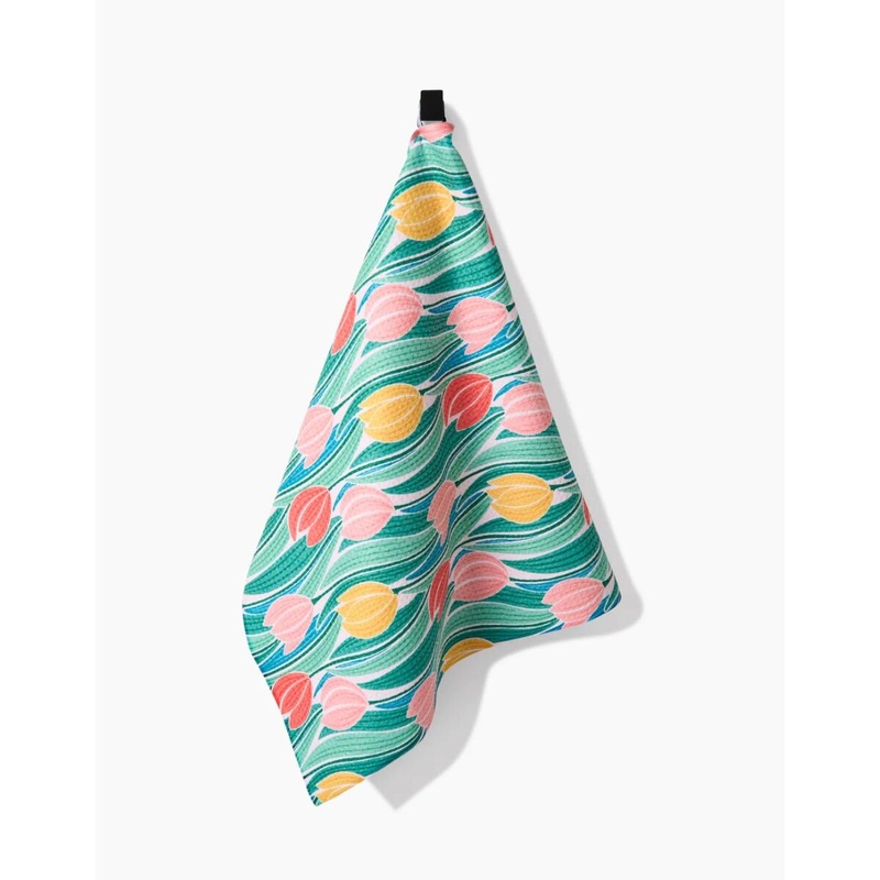 Tranquil Tulips Tea Towel