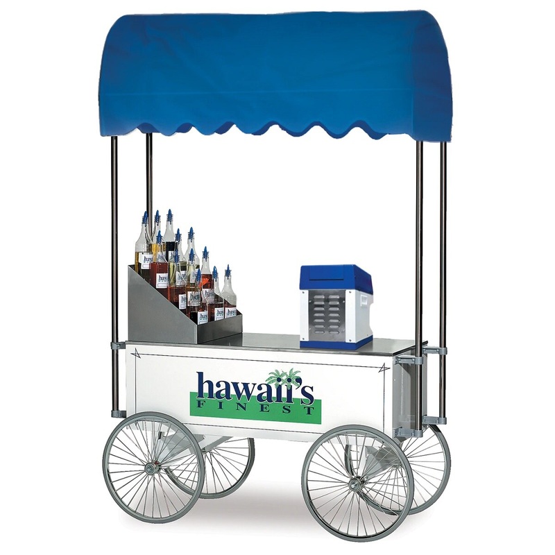 48" Shave Ice Wagon