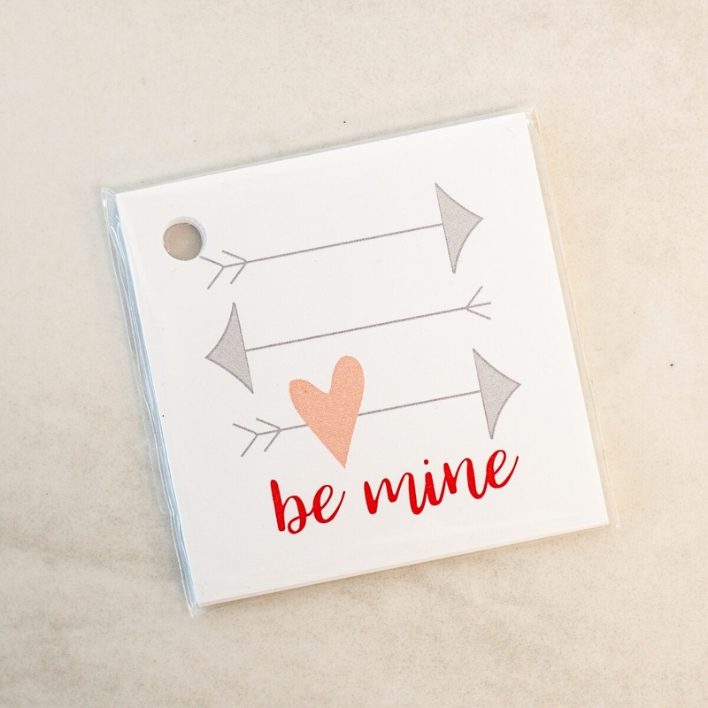 Be Mine Arrows Gift Tags - 8 Count
