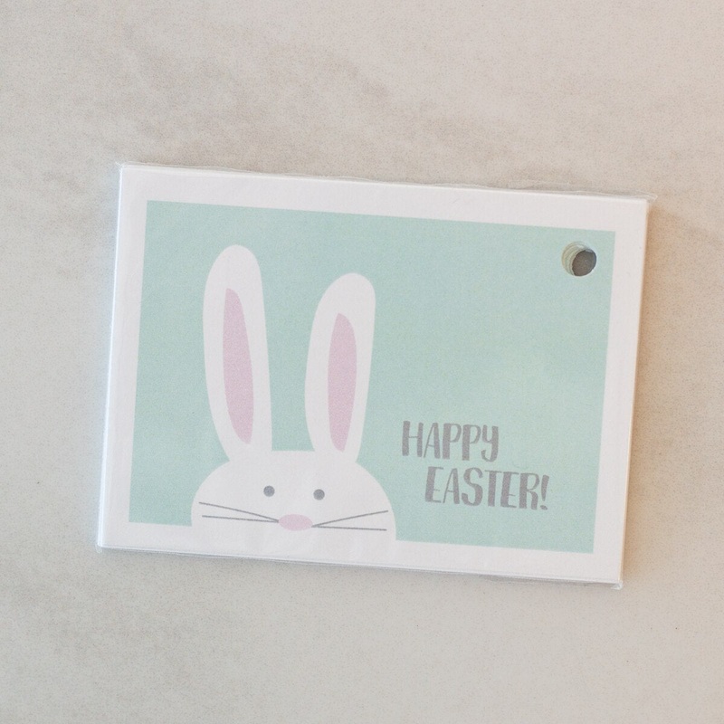 Bunny Happy Easter Gift Tags - 8 Count