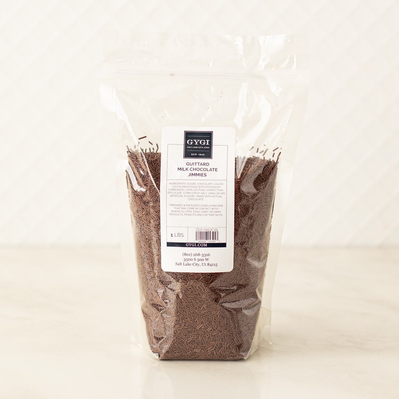 Guittard Real Chocolate Jimmie Sprinkles - 1 Lb. Bag