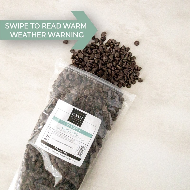 Guittard Semi-Sweet Cookie Drops - 2.5 lb. Bag