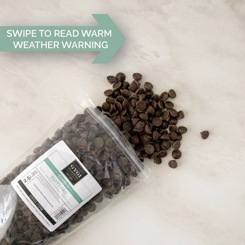 Guittard Semi-Sweet Maxi Baking Chips - 2.5 lb. Bag