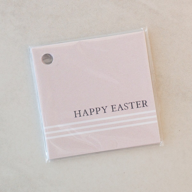 Happy Easter Simple Stripe Gift Tag - 8 Count