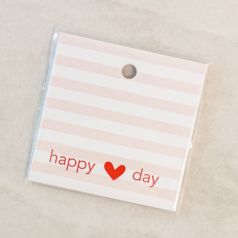 Happy Heart Day Gift Tags - 8 Count