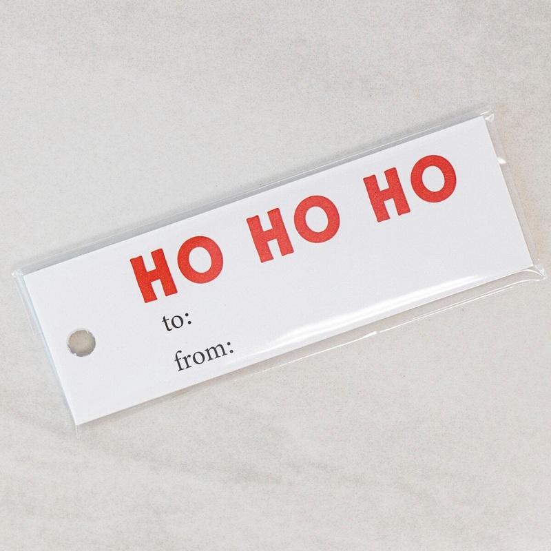 Ho Ho Ho Gift Tags - 8 Count