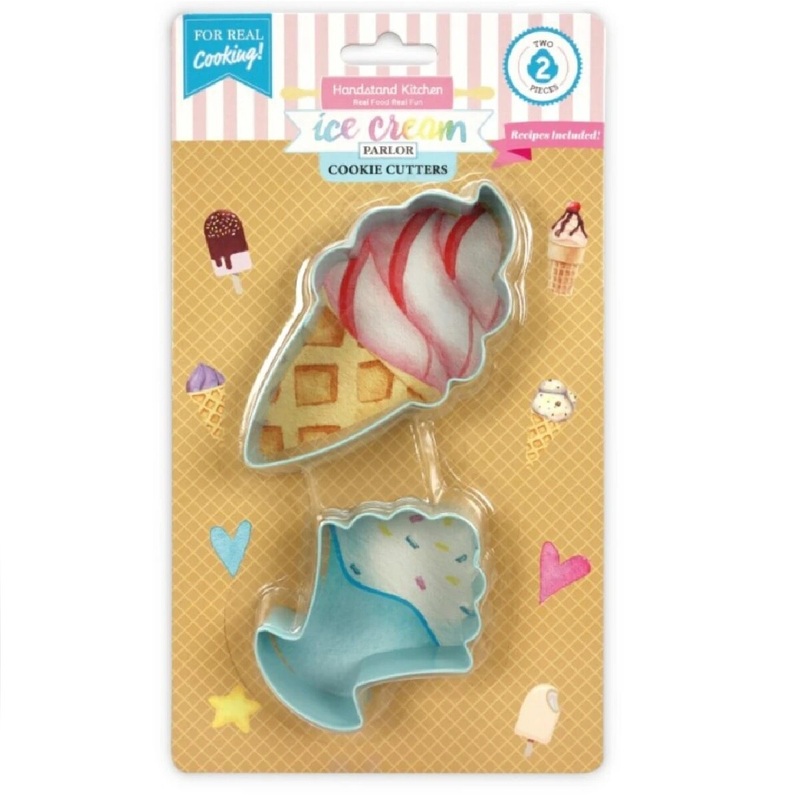 Ice Cream Parlor Cookie Cutters - Set of 2