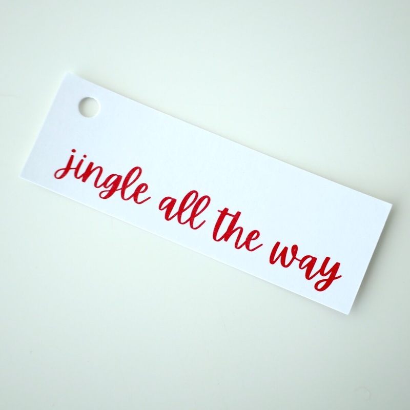 Jingle All The Way Gift Tags - 8 Count