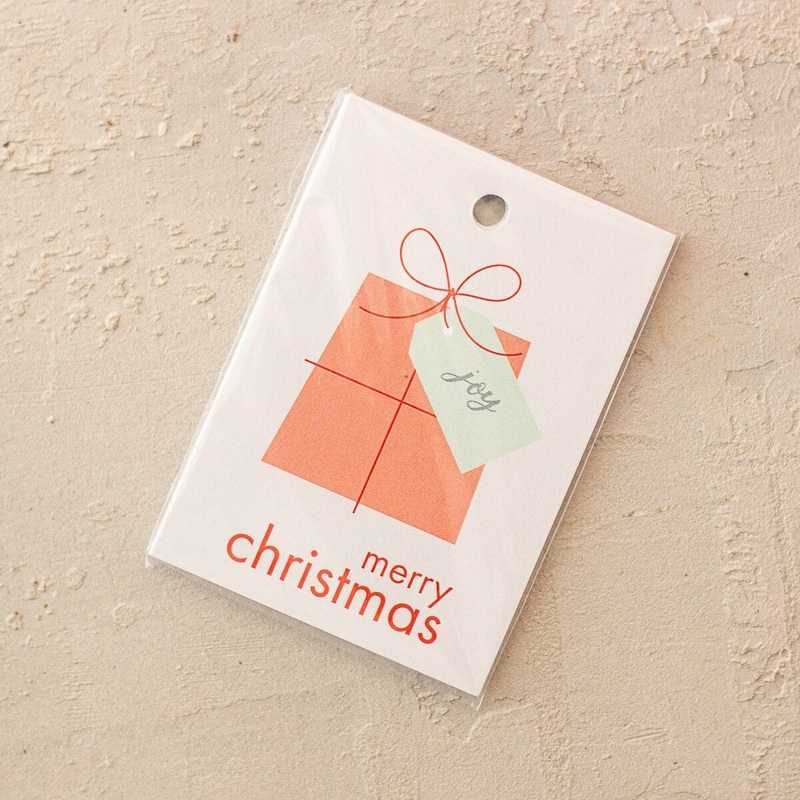 Joy w/ Present Gift Tags - 8 Count