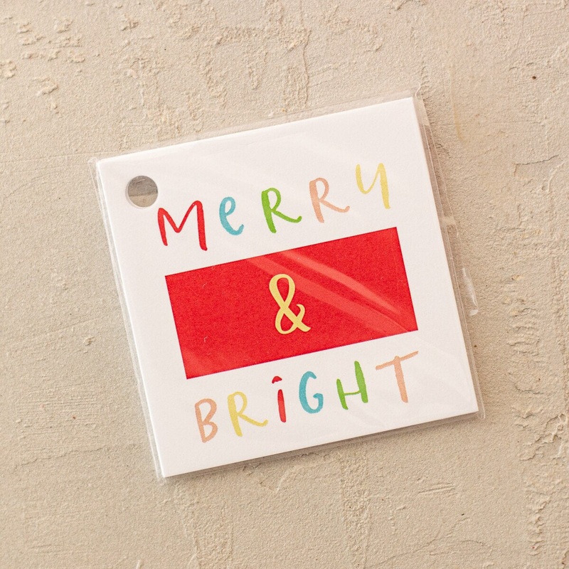 Merry & Bright Gift Tags - 8 Count