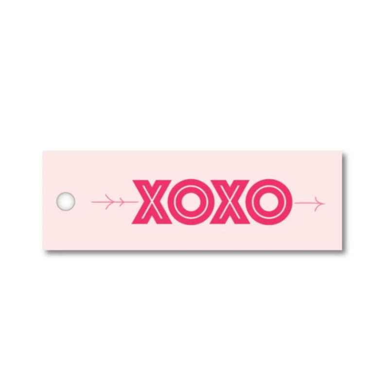 XOXO Valentine Gift Tags - 8 Count