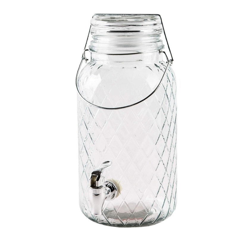 1-Gal Diamond Pattern Beverage Dispenser
