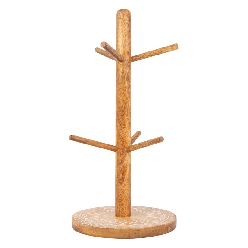14" Wood Mug Tree