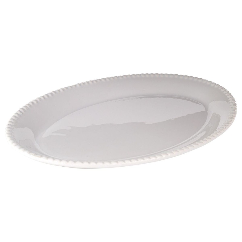 16x11 White Platter